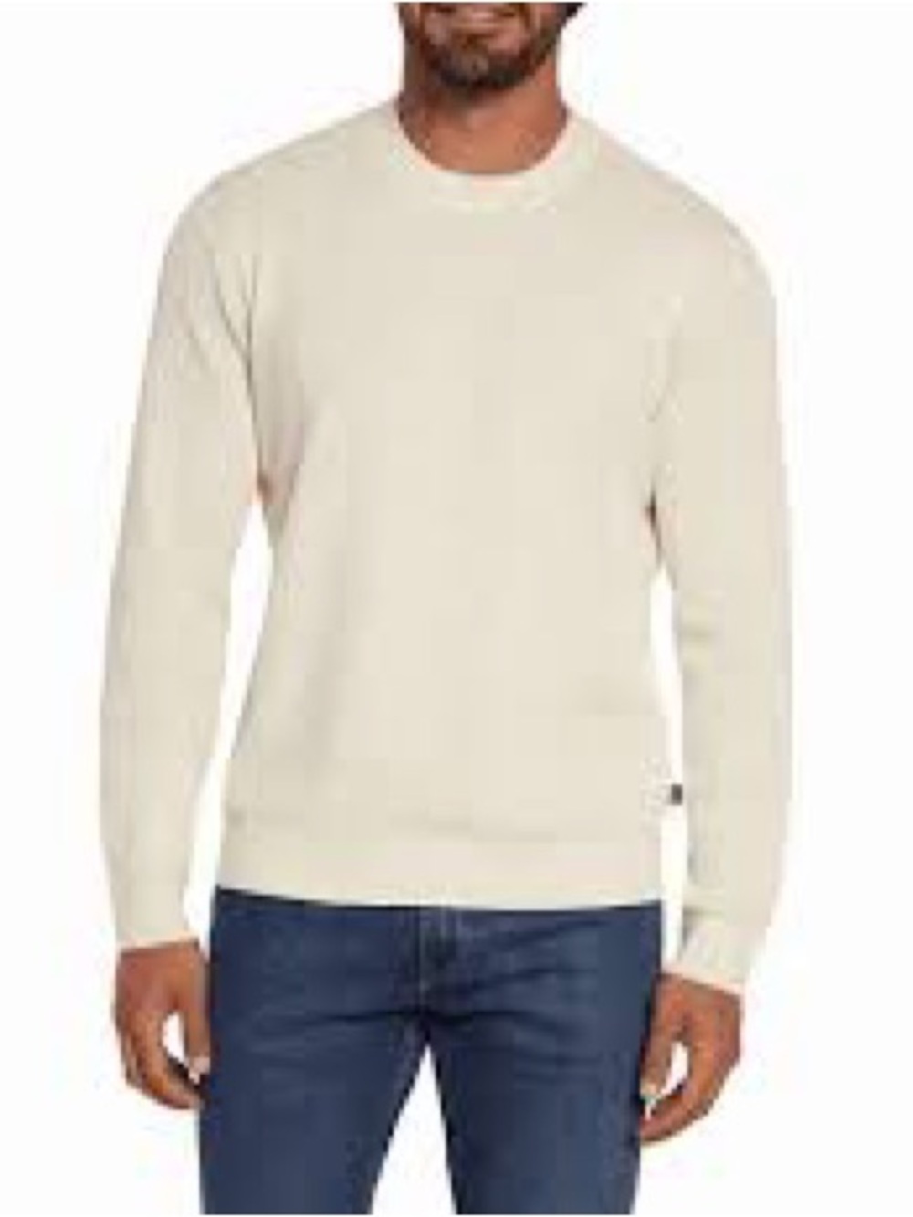 NWT - Gap Men's Cream Long-Sleeve Thermal Shirt